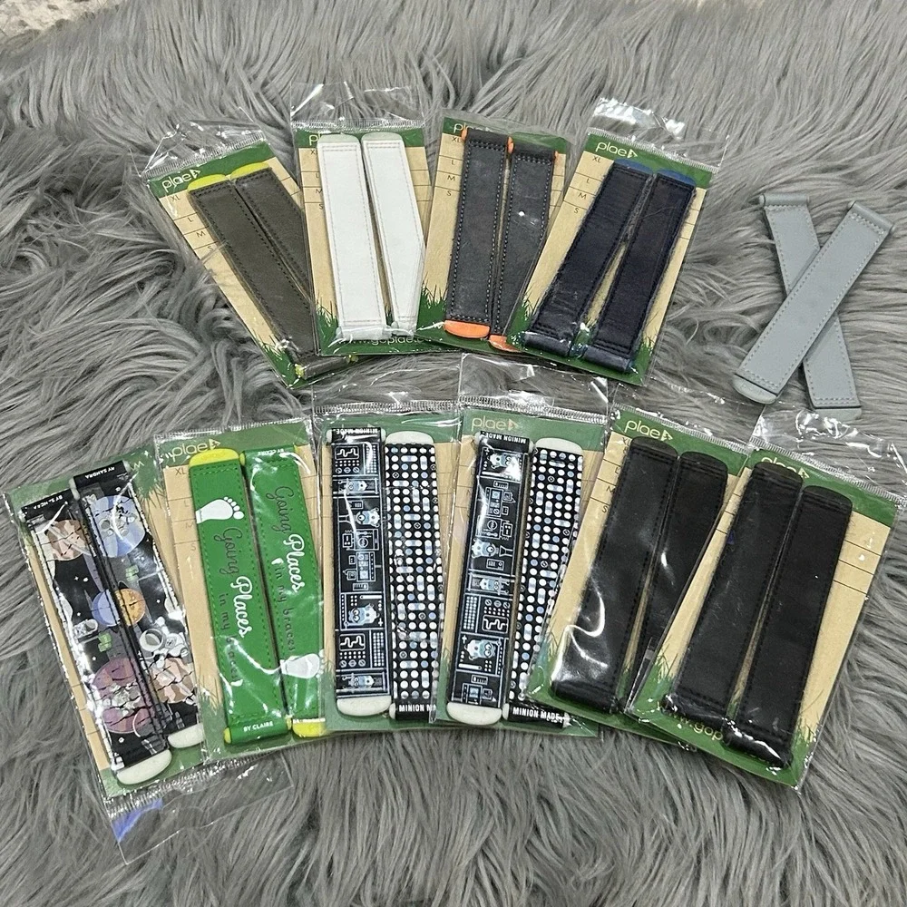 PLAE Interchangable Hook & Loop Tabs for sneakers Bundle‎ Size: XL - 3.5-4.5